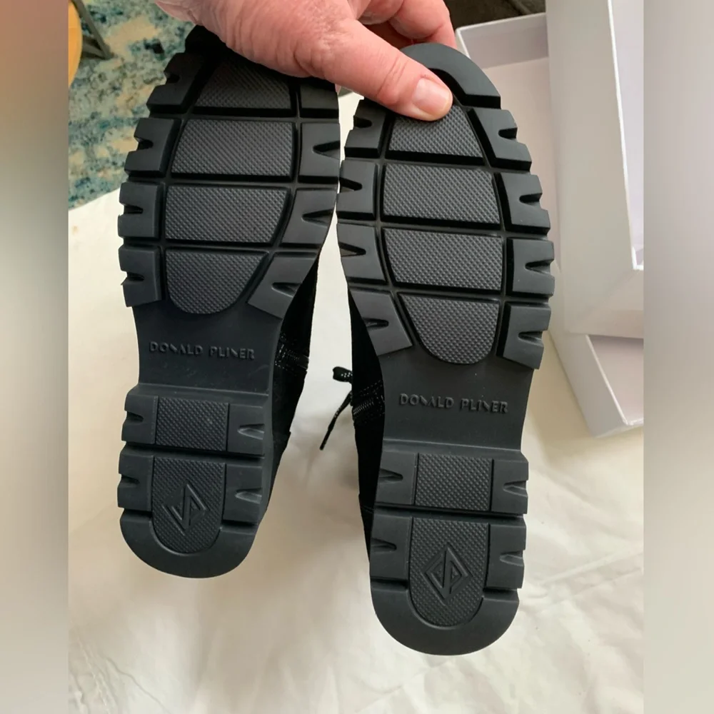 Donald Pliner Suede Mid-Calf Combat Boots (9.5)🌴 - Picture 2 of 8